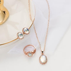 Royalty Opal Crystal Jewelry Set