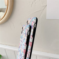 Kitty Cat Pastel Pattern Phone Case