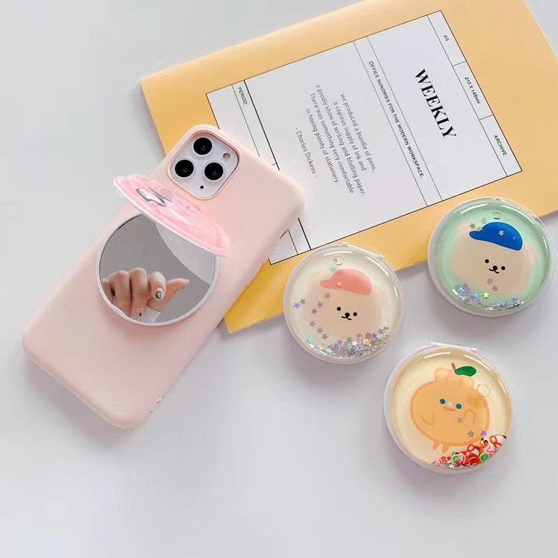 Cartoon Phone Case Stand Mirror - My Kawaii Space