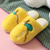 Kawaii Fruit and Food Plush Slippers