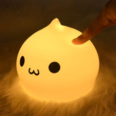 Kawaii Raindrop Silicone Lamp