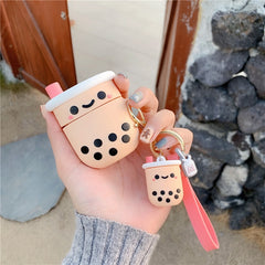 Cute Boba Airpods Case