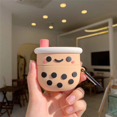 Cute Boba Airpods Case