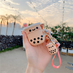 Cute Boba Airpods Case