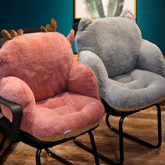 Animal Chair Back Support Cushion - My Kawaii Space