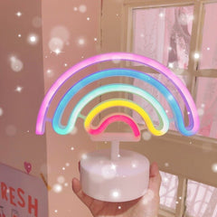 Cute Rainbow LED Neon Light Sign