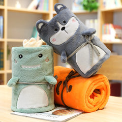 Kawaii Cartoon Cozy Blankets