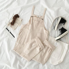 Boyfriend Schoolgirl Overall Jumpsuits - My Kawaii Space