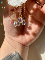 Handmade Acrylic Rain Cloud Earrings