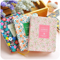 Floral Pattern Portable Agenda