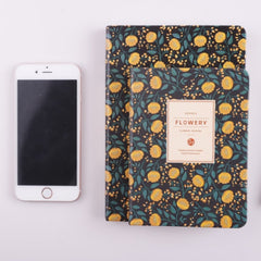 Floral Pattern Portable Agenda