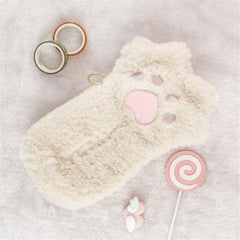 Cat Fluffy Paw Pencil Case - My Kawaii Space