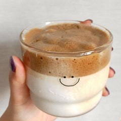 Smiley Face Glass Cup
