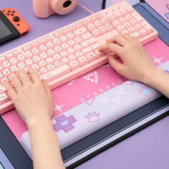 Kawaii Gamer Girl Mouse Pad
