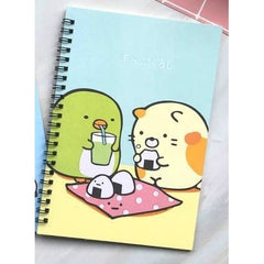 San-X SUMIKKO GURASHI Animal Spiral Notebook