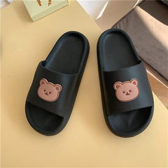 Chunky Teddy Bear Slippers - My Kawaii Space