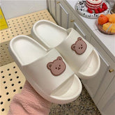 Chunky Teddy Bear Slippers - My Kawaii Space