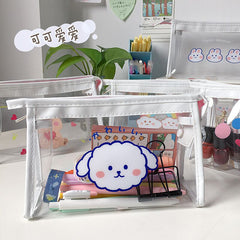 Transparent Waterproof PVC Animal Pencil Case