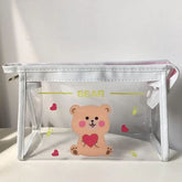 Transparent Waterproof PVC Animal Pencil Case