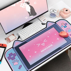 Kawaii Gamer Girl Mouse Pad