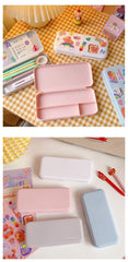 Korean Cute Teddy Bear Pencil Box