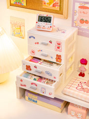 Multi-Layer Desk Organizer Storage Box