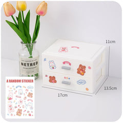 Multi-Layer Desk Organizer Storage Box