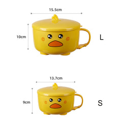 Kawaii Duck Ramen Noodles Bowl