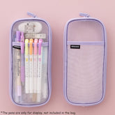 Transparent Mesh Pencil Case