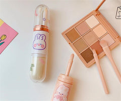 Kawaii Bunny/Bear Portable Makeup Brushes