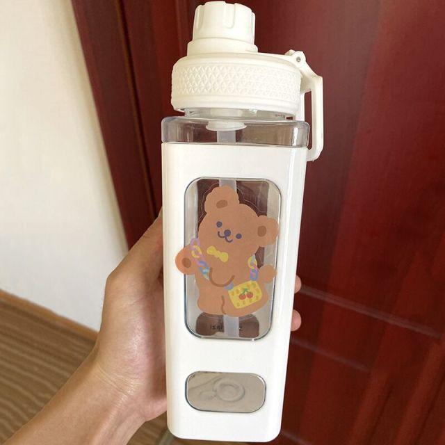 700/900ml Kawaii Bear Water Bottle
