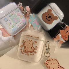 Teddy Bear Cookie Airpod Case