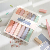 6pcs Light Pastel Color Highlighter