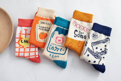 Funny Japanese Harajuku Ankle Socks