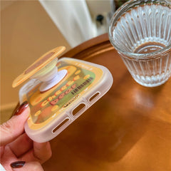 Jelly Peach Bunny/Cheese Bear Phone Case