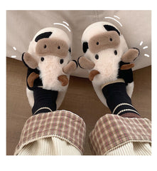 Milky Cow Fluffy Slippers🐮