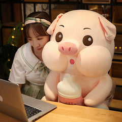 Milky Piggy Kawaii Plush