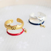 2 Piece Cute Cat Hug Rings