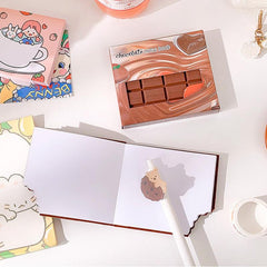 Chocolate Biscuits Memo Pad Notebook - My Kawaii Space