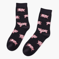 Shiba Inu/Kitten/Piggy Pattern Socks