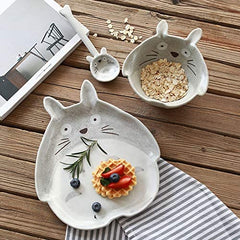 Hand-Painted Totoro Ceramic Tableware