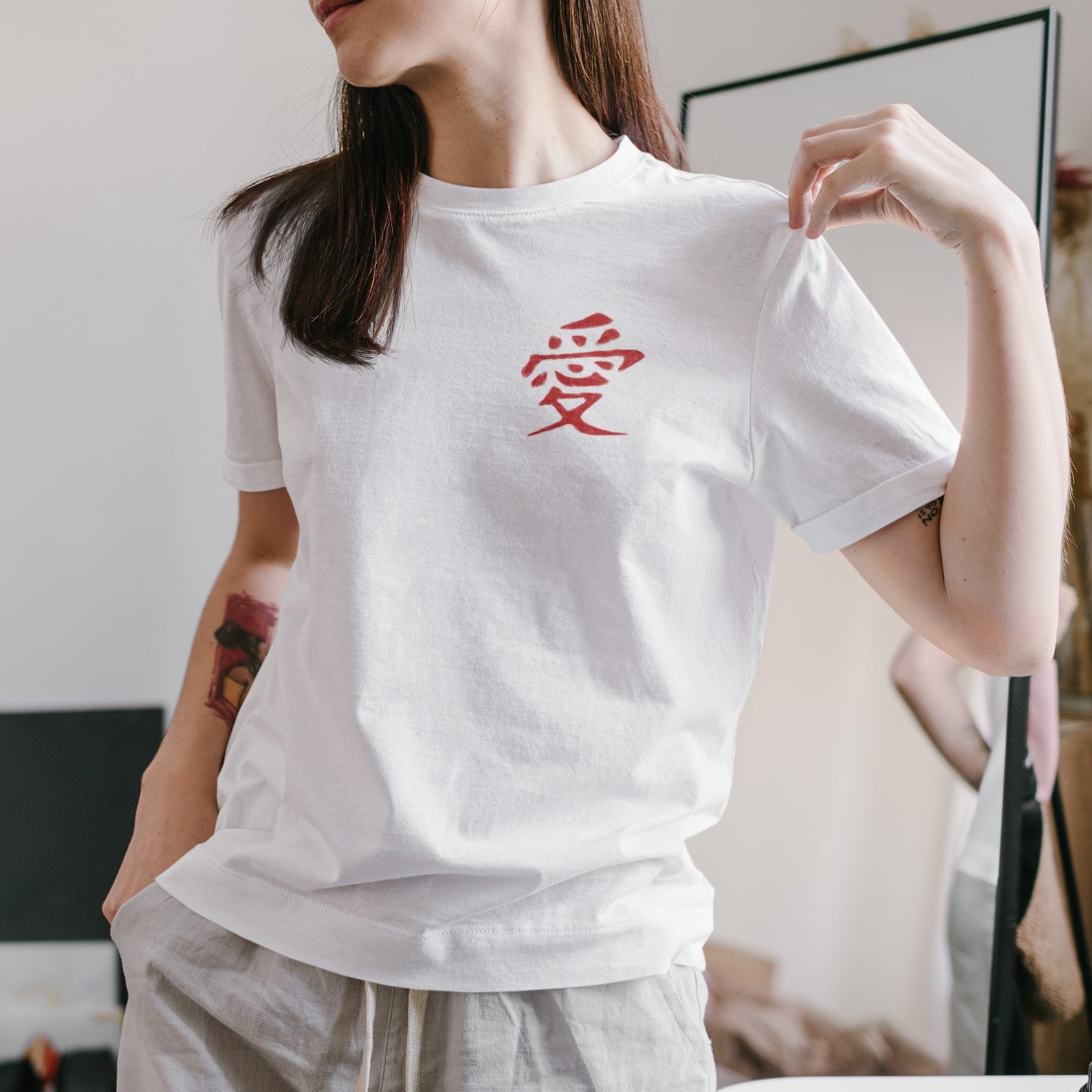 Love Chinese Character Gara Inspired Tshirt