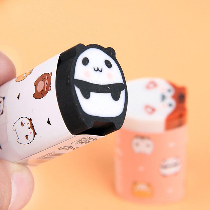 3pcs Cute Cut-able Animal Erasers