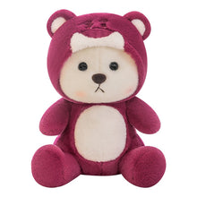 Load image into Gallery viewer, Kawaii Strawberry Teddy Bear Plush
