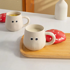 Cute Mushroom Ceramic Coffee Cup
