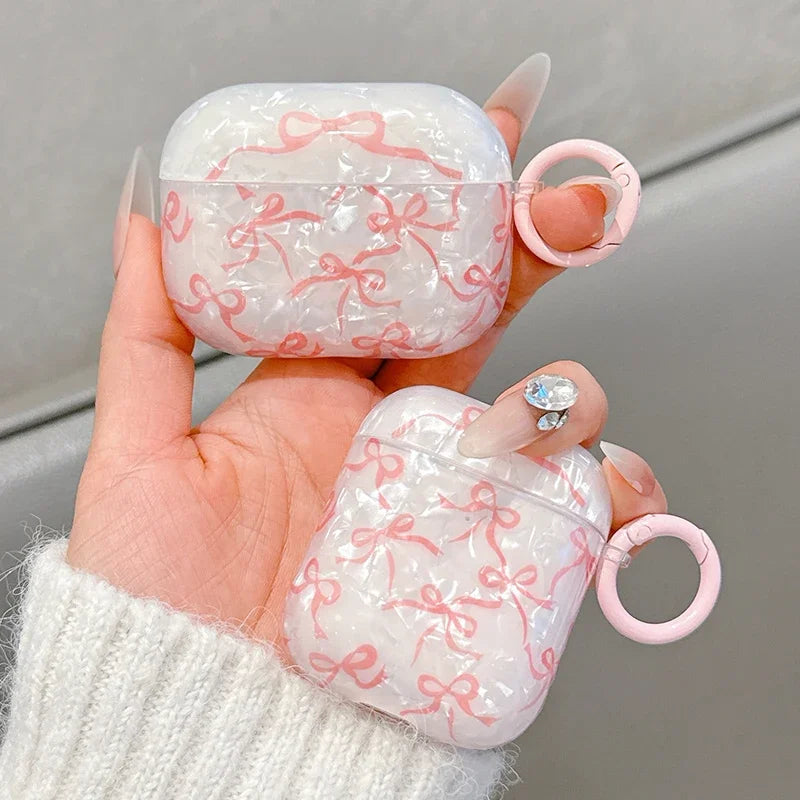 Cute Dainty Bow Airpods Case