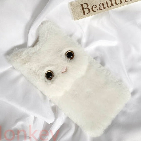 Kawaii Fluffy Cat Iphone Case
