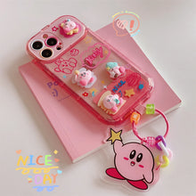 Load image into Gallery viewer, Kawaii 3D Kirby Phone Case with Mirror
