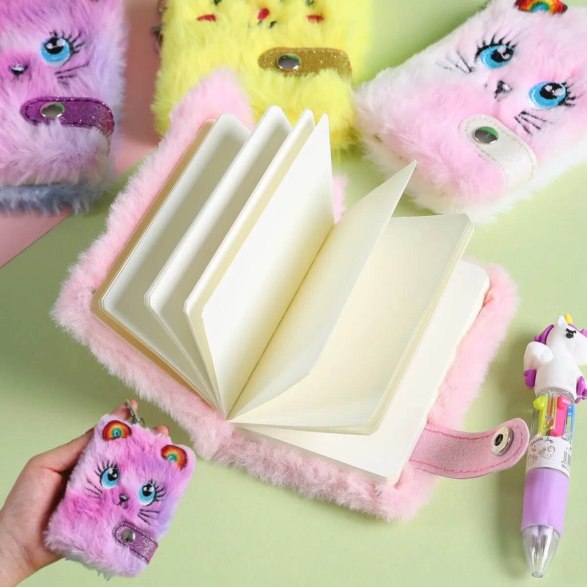 Kawaii Bear Bunny Binder Notebook