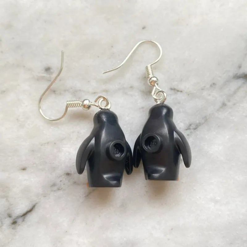 Cute Penguin Handmade Earrings